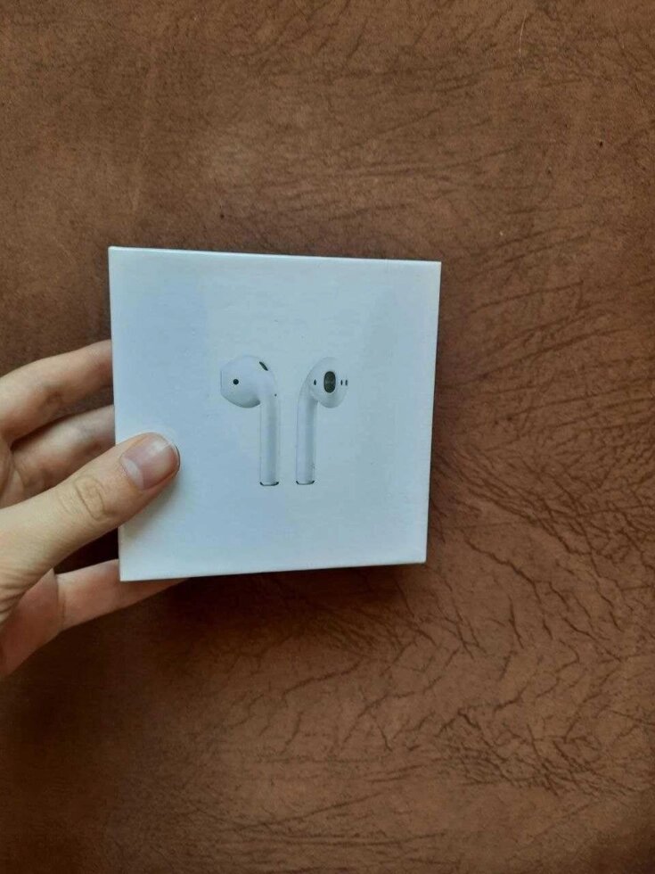 Airpods 2, Бездротові нові навушники від компанії Premium - фото 1