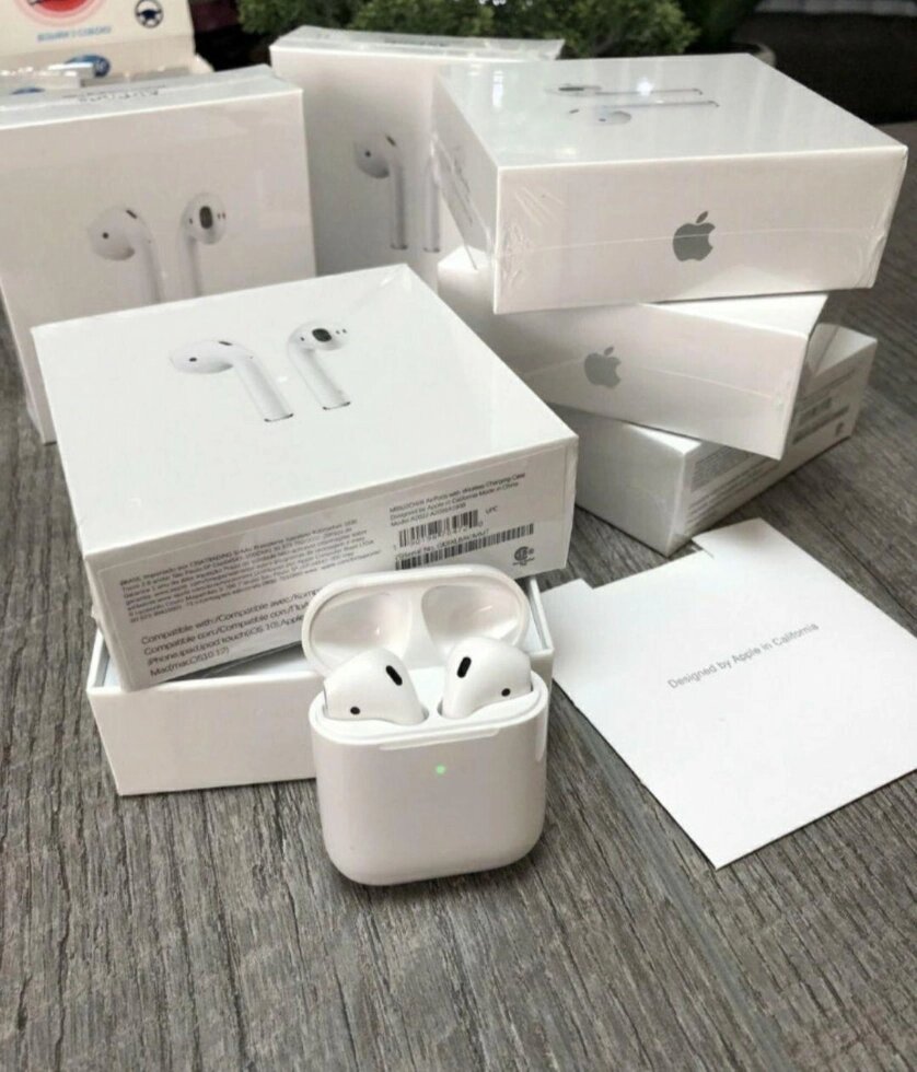 AirPods 2 R-Setting Чіп Airoha 1562m Краща версія на 2022р коп ЛЮКС від компанії Premium - фото 1