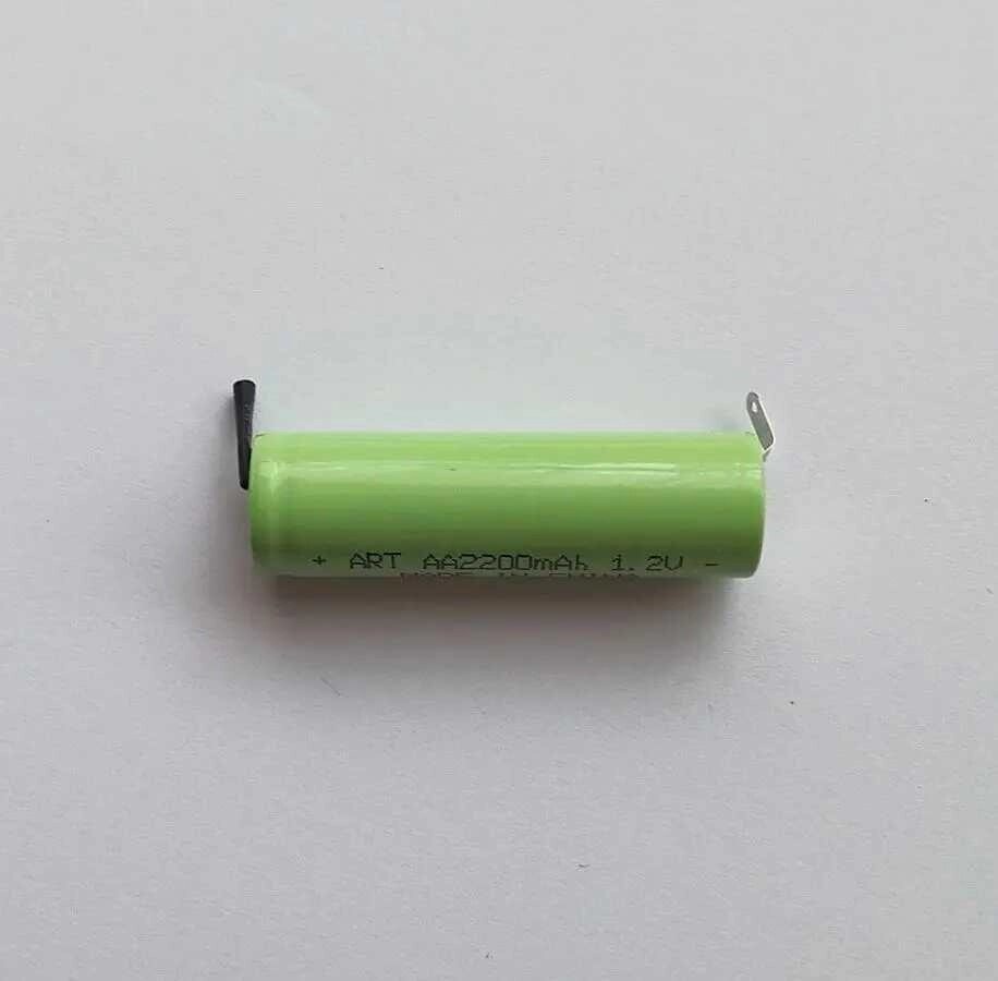 Акумулятор Art 2200mAh Ni-Mh 1.2V 14500 AA (під паяння) від компанії Premium - фото 1