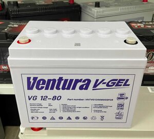 Акумулятор гелевий Ventura VG 12-80Ah Акумулятор тяговий гелевий