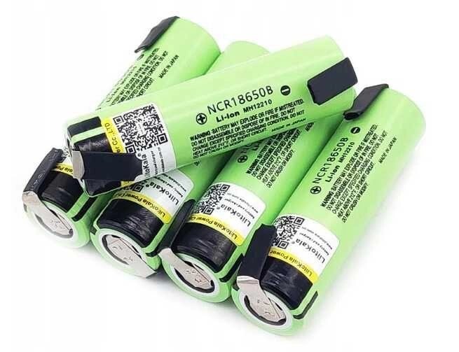 Акумулятор під паяння Liitokala/Panasonic NCR18650B 18650 3400mah від компанії Premium - фото 1