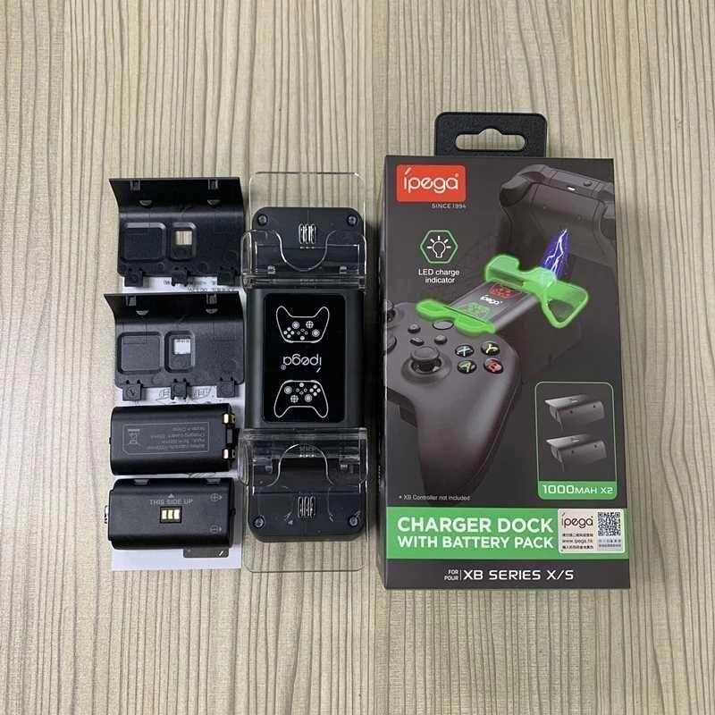 Акумулятори 2шт для Xbox Series XS Зарядка/2шт батарея 1000 mah від компанії Premium - фото 1