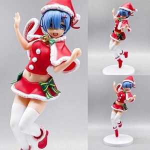 Аніме фігурка Рем новорічна — Re Zero Rem Christmas — 22 см