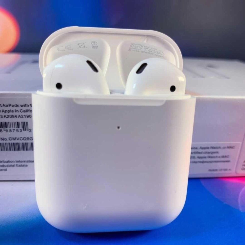 Apple AirPods 2 АірПодс 2 Lux Люкс Якість 1:1 від компанії Premium - фото 1