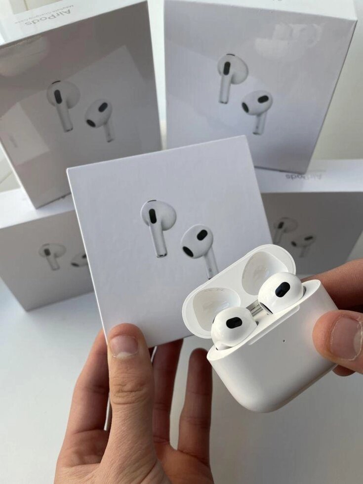 Apple Airpods 3 1:1 як оригінал від компанії Premium - фото 1