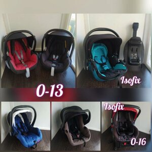 Автокрісло Maxi-Cosi, Britax Romer, kiddy з базою isofix, автолюлька