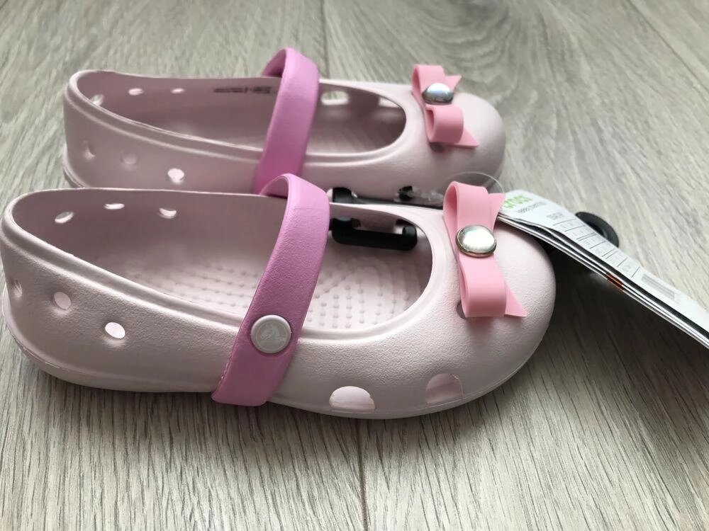 Балет C8 crocs keeley charm flat сандалові бренки Crox від компанії Premium - фото 1