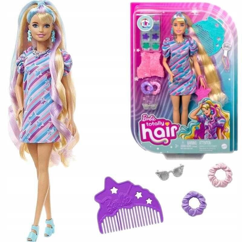 Барбі Фантастична зачіска Зоряна красуня Barbie Totally Hair від компанії Premium - фото 1