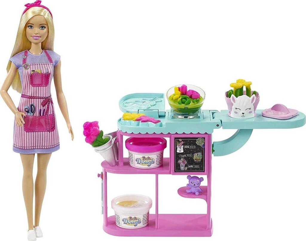 Барби Флорист Barbie Florist Playset Blonde GTN58 від компанії Premium - фото 1