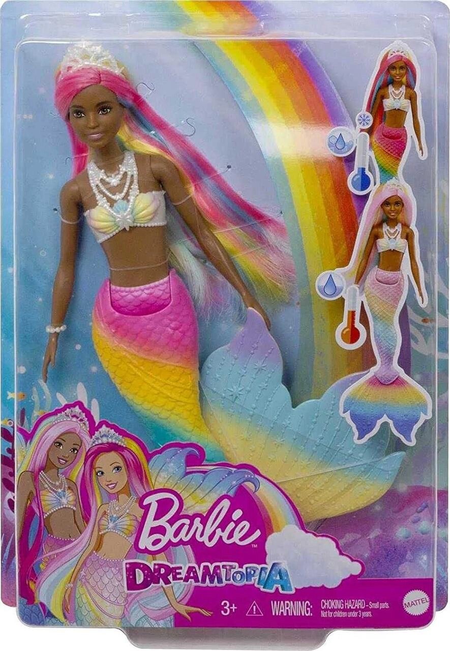 Барбі русалока Barbie Dreamtopia Rainbow Magic Mermaid Кольорова гра від компанії Premium - фото 1