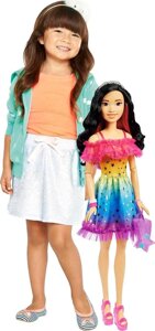 Барби Барбі брюнетка 70 см Barbie Large Doll with Black Hair HJY01