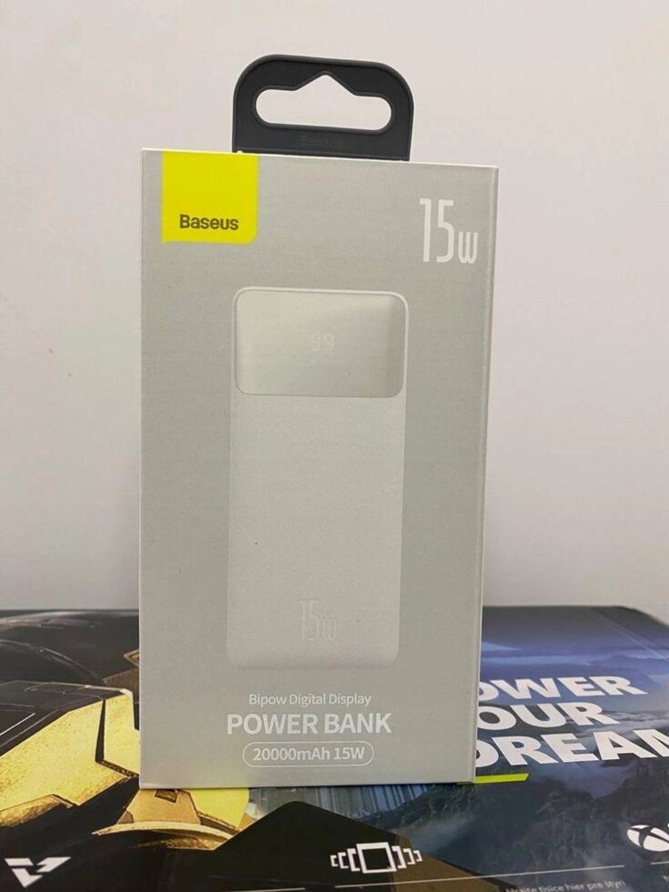 Baseus Power Bank 20000 mAh 15w опт від компанії Premium - фото 1