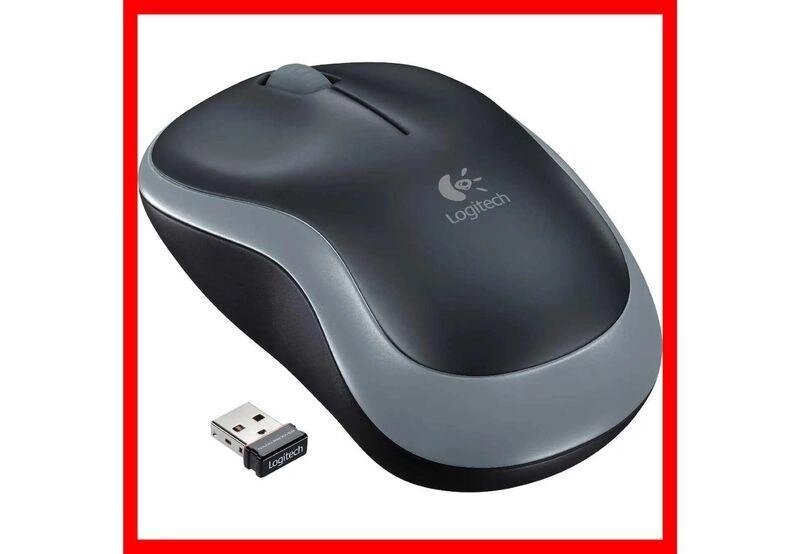 Бездротова мишка Logitech M185 (миша для ноутбука та комп'ютера) від компанії Premium - фото 1