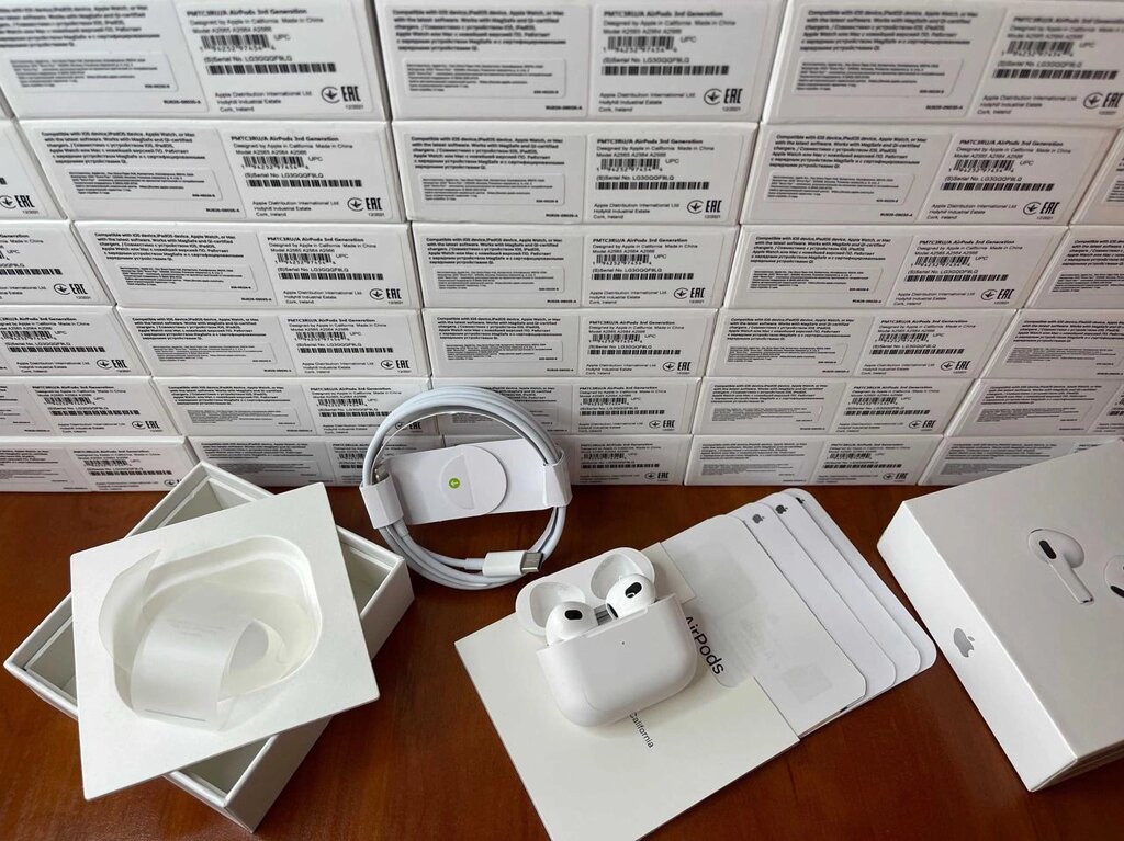 Бездротові Apple AirPods 3. Преміум Якість 1:1 Чіп - Airoha 1562m від компанії Premium - фото 1