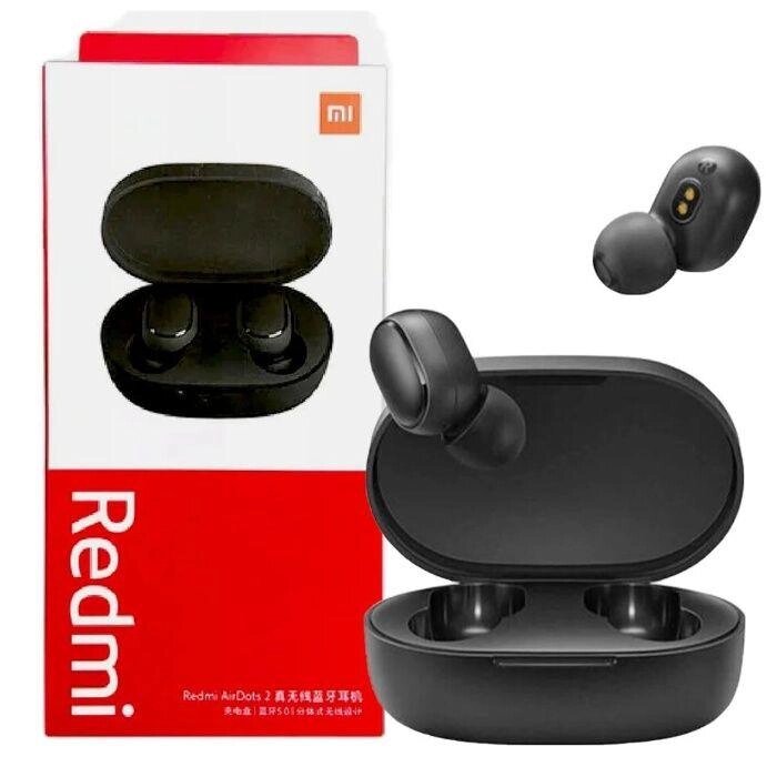 Бездротові навушники Xiaomi Redmi AirDots 2 Bluetooth навушники від компанії Premium - фото 1