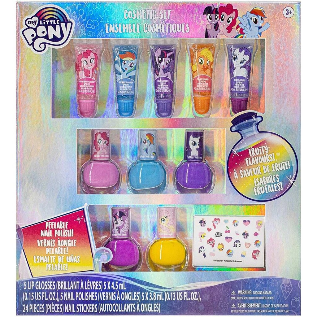 Безпечна косметика Townley Girl My Little Pony Лаки, блиски, наклейки від компанії Premium - фото 1