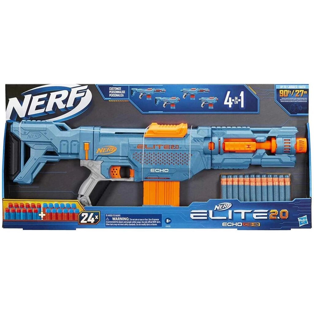 Бластер Nerf Elite 2.0 Echo CS-10. Оригінал автомат Нерф Еліт Ехо від компанії Premium - фото 1