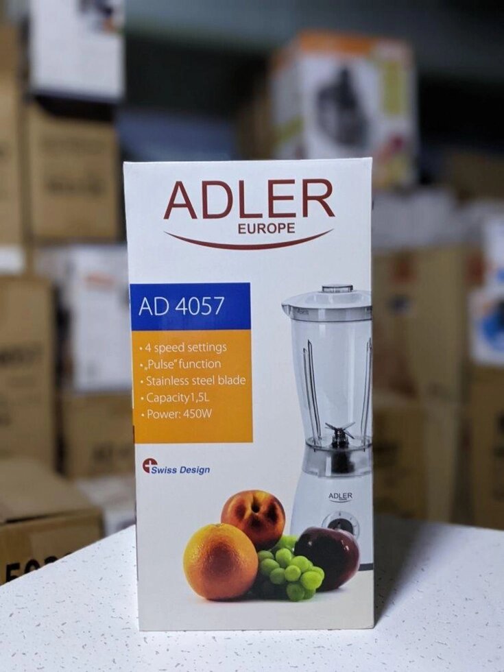 Блендер стаціонарний Adler AD 4057 НОВИЙ від компанії Premium - фото 1