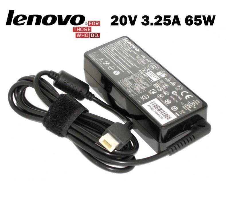 Блок живлення для ноутбука LENOVO 20v 3.25a Зарядний пристрій Lenovo від компанії Premium - фото 1