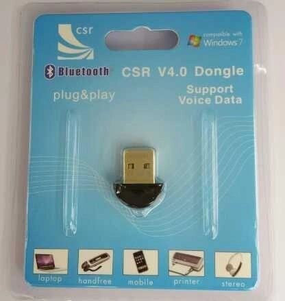 Bluetooth адаптер CSR 4.0 bluetooth USB передавач приймач WIN7/8/10 від компанії Premium - фото 1