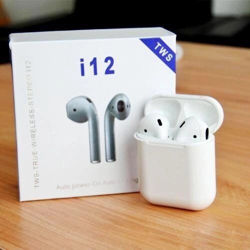 Bluetooth Бездротові Навушники AirPods i12 TWS від компанії Premium - фото 1