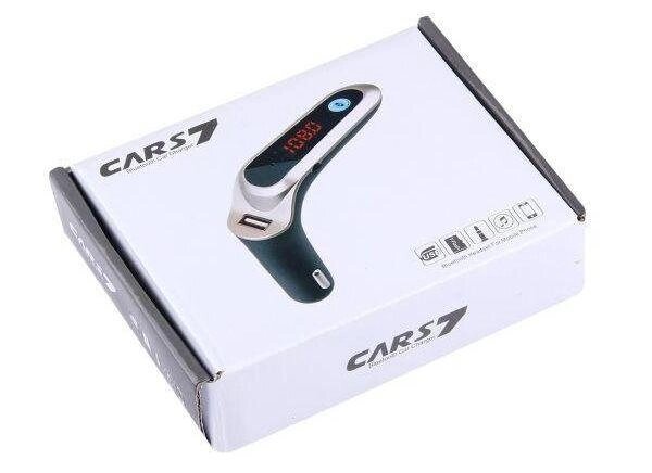 BOX FM-модулятор для авто Car S7 4в1 Bluetooth USB microSD трансмітер від компанії Premium - фото 1