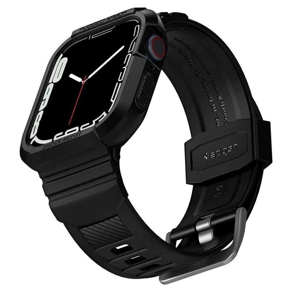 Чохол для Apple Watch 7 Spigen Rugged Armor Pro для Apple Watch 45/44 від компанії Premium - фото 1