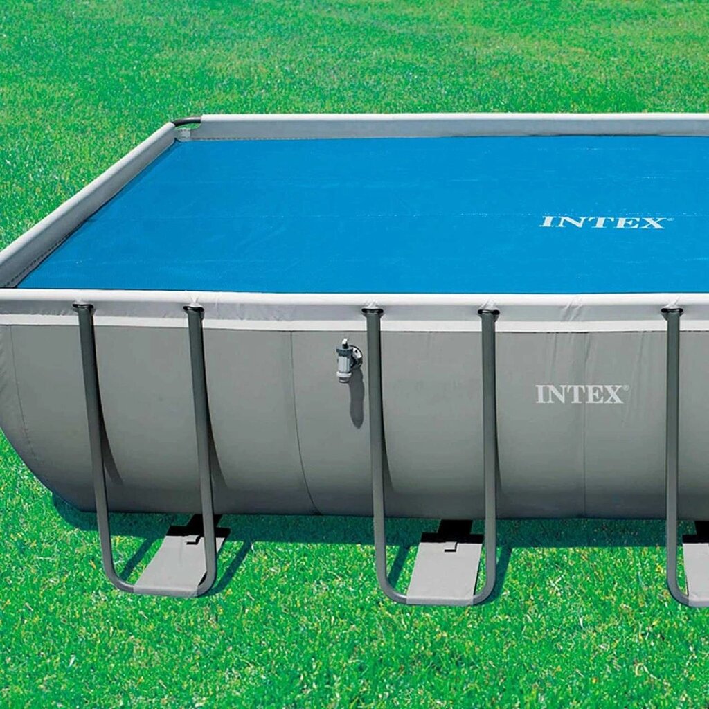 Чохол на басейн Intex Solar Cover Swimming Pools 378x186 або 389*184 від компанії Premium - фото 1