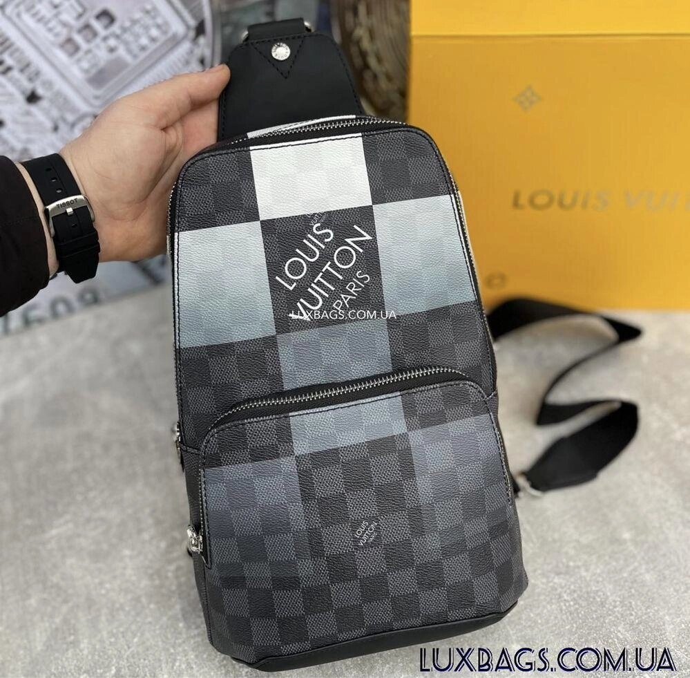 Чоловіча сумка слінг Louis Vuitton Avenu від компанії Premium - фото 1