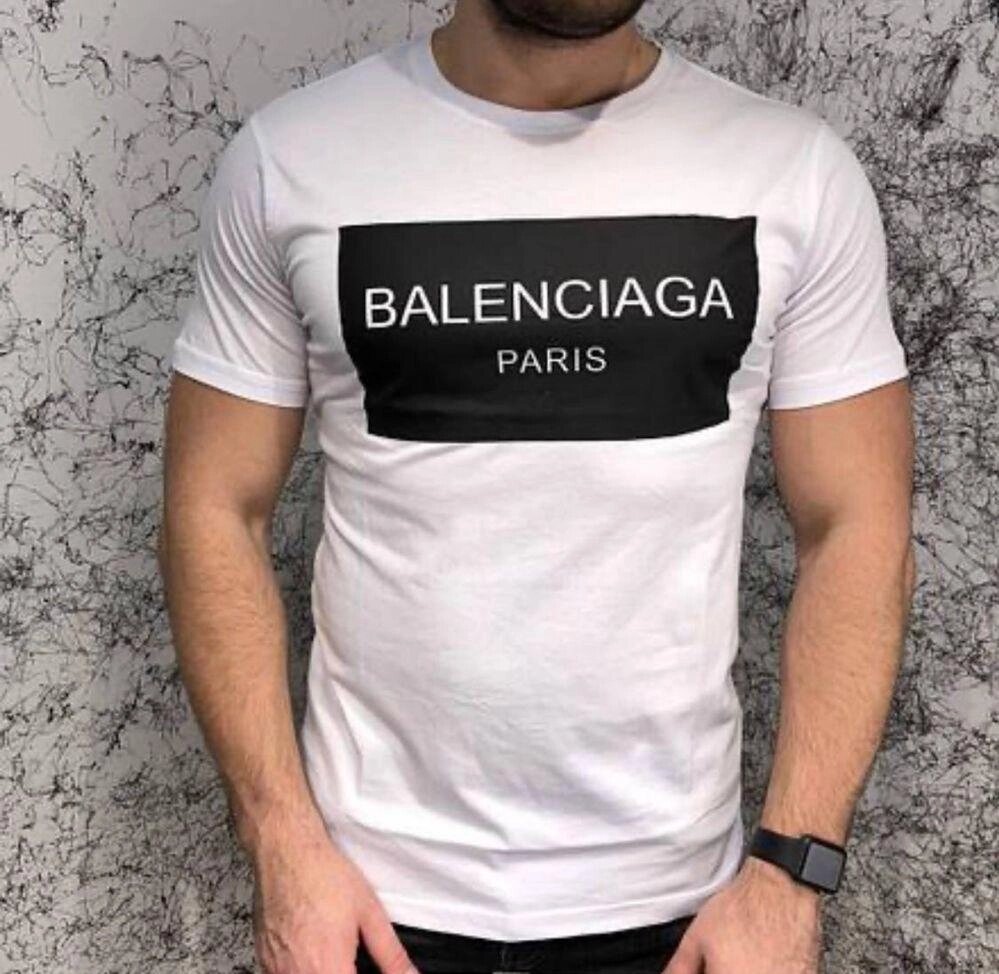 Чоловічі футболки Bikkembergs Trussardi Balanciaga Karl Lagerfeld шорти від компанії Premium - фото 1