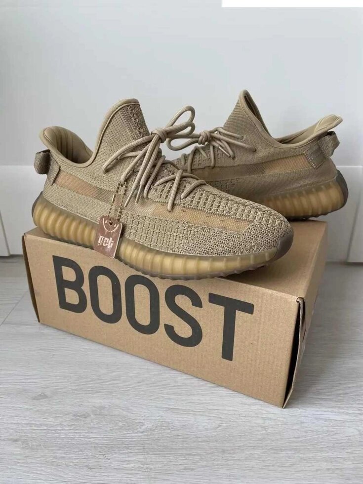 Чоловічі літні кросівки Adidas Yeezy Boost 350 від компанії Premium - фото 1