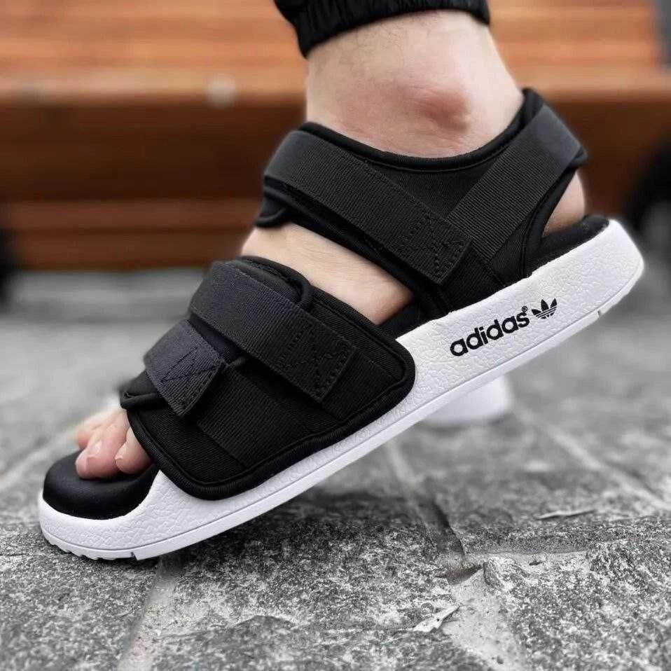 Чоловічі сандалі Adidas Adilette Sandals чорні сандалі чорні Адідас від компанії Premium - фото 1