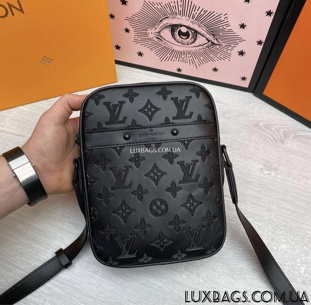 Чоловічі шкіряні сумки Louis Vuitton Danube Slim від компанії Premium - фото 1