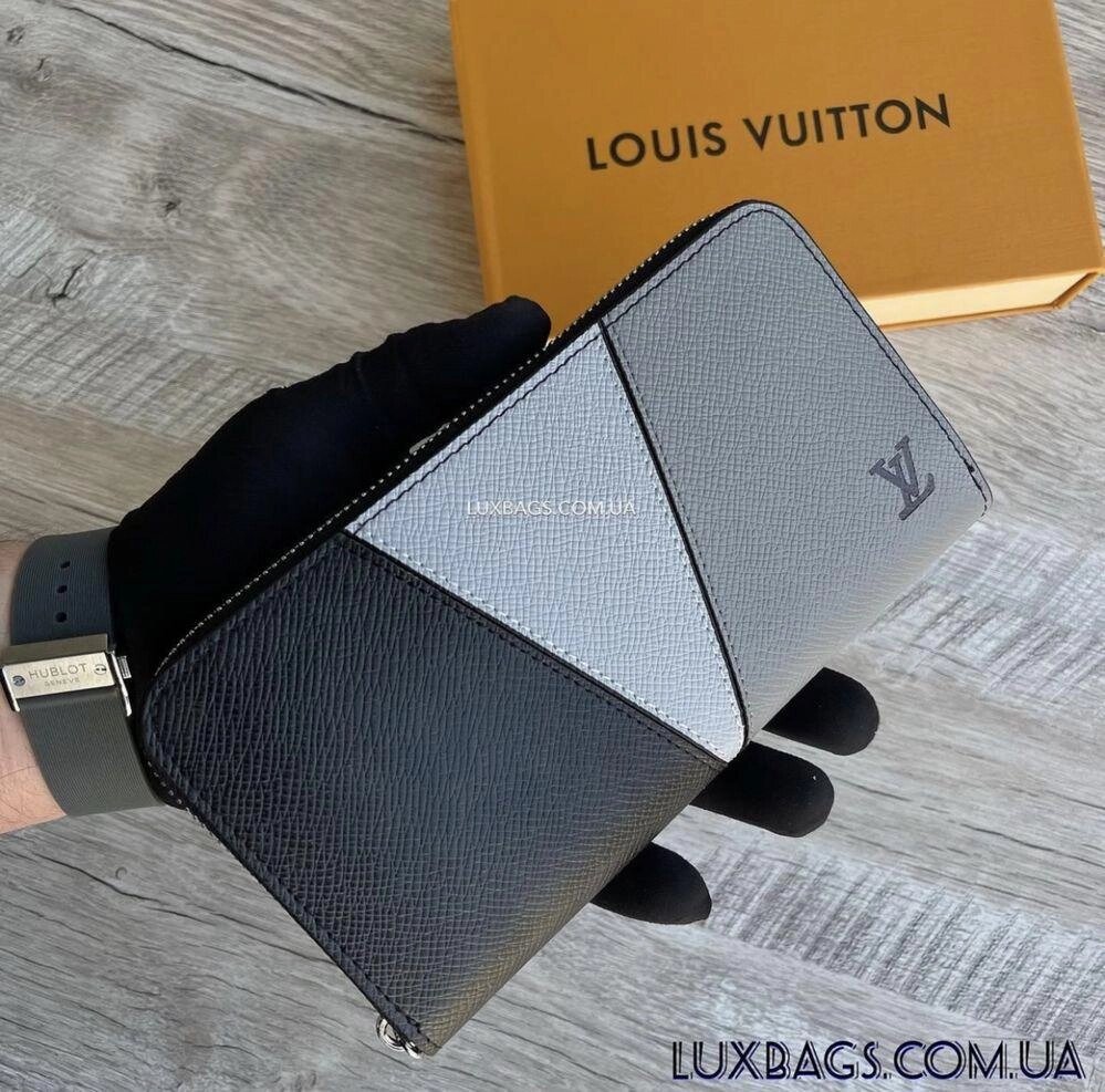 Чоловічий гаманець Louis Vuitton Чоловічий гаманець Луї Віттон від компанії Premium - фото 1