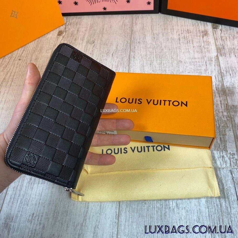 Чоловічий гаманець Louis Vuitton Zippy Луї Вітон від компанії Premium - фото 1