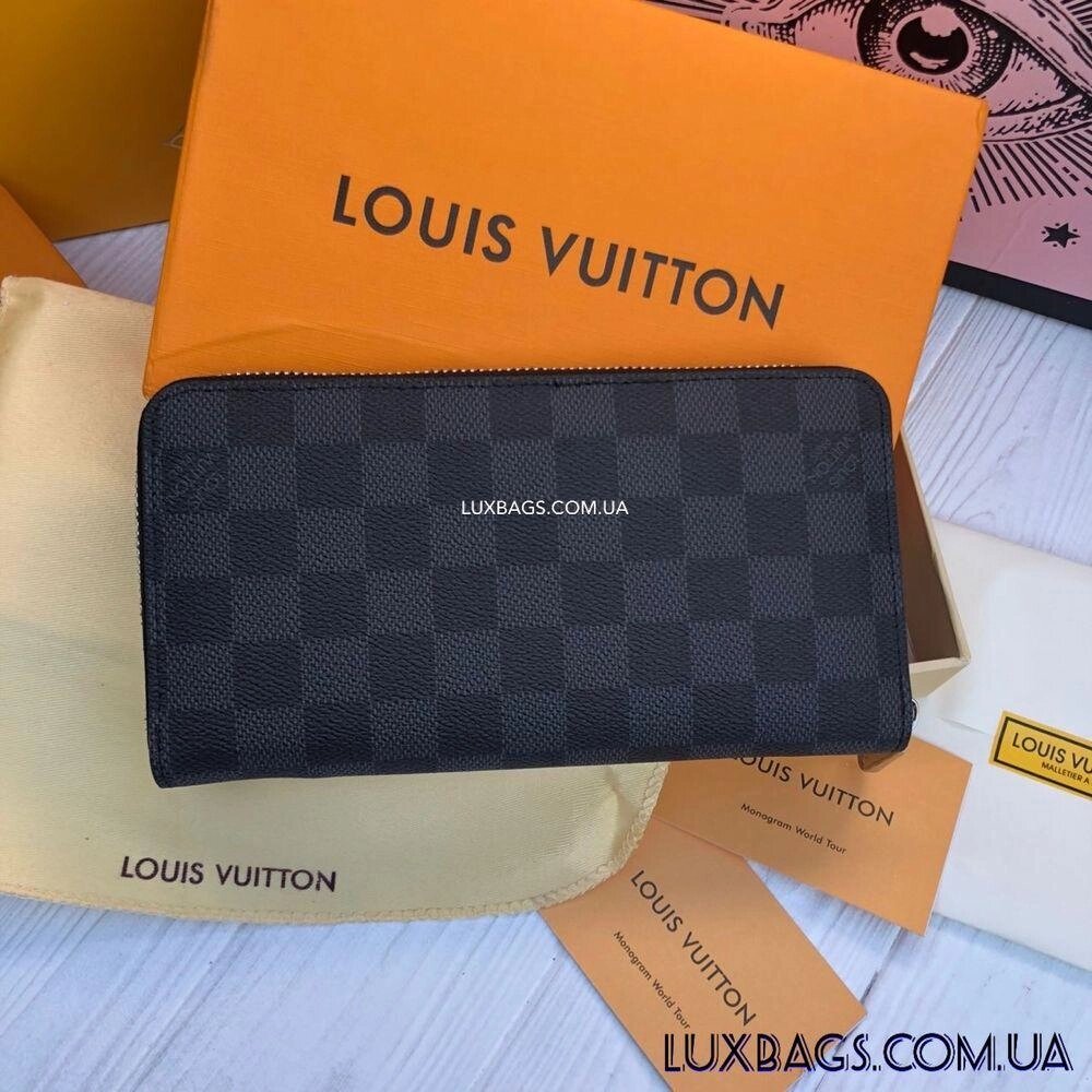 Чоловічий гаманець Луї Віттон Louis Vuitton Zippy від компанії Premium - фото 1