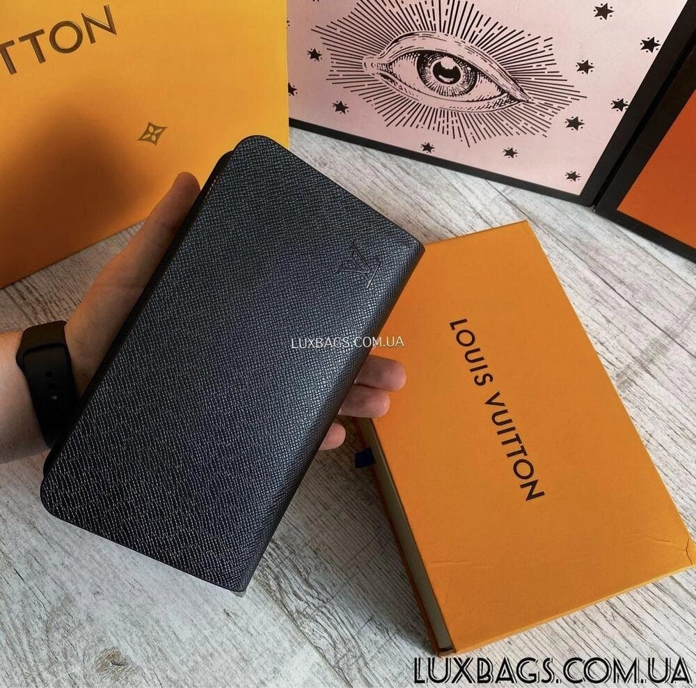 Чоловічий клатч портмоне гаманець Louis Vuitton від компанії Premium - фото 1