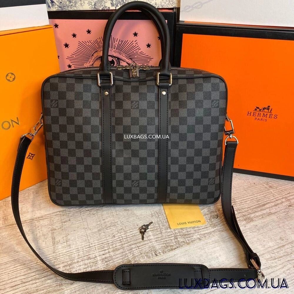 Чоловічий портфель Louis Vuitton Луї Віттон від компанії Premium - фото 1