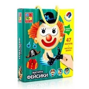 Дитяча магнітна гра «Фейсики» Vladi Toys