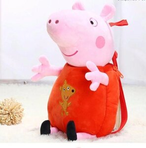 Дитячий рюкзак Свинка Пеппа (рожева) 44 см! Peppa Pig