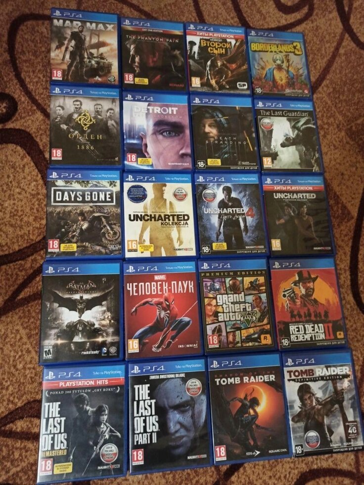 Диск Sony Ps 4 Фіфа. Лего. Destiny. Killzone. Uncharted. Fallout. Ufc від компанії Premium - фото 1