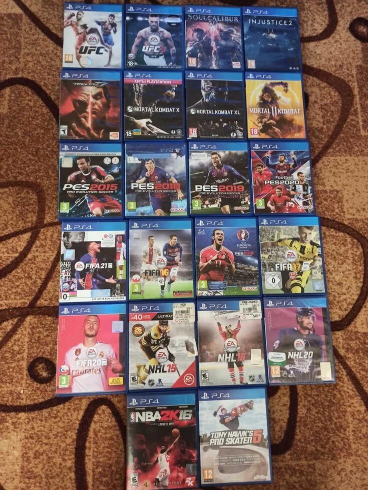 Диск Sony Ps4/5 Fifa Gta Ufc Doom Pes Nfs від компанії Premium - фото 1