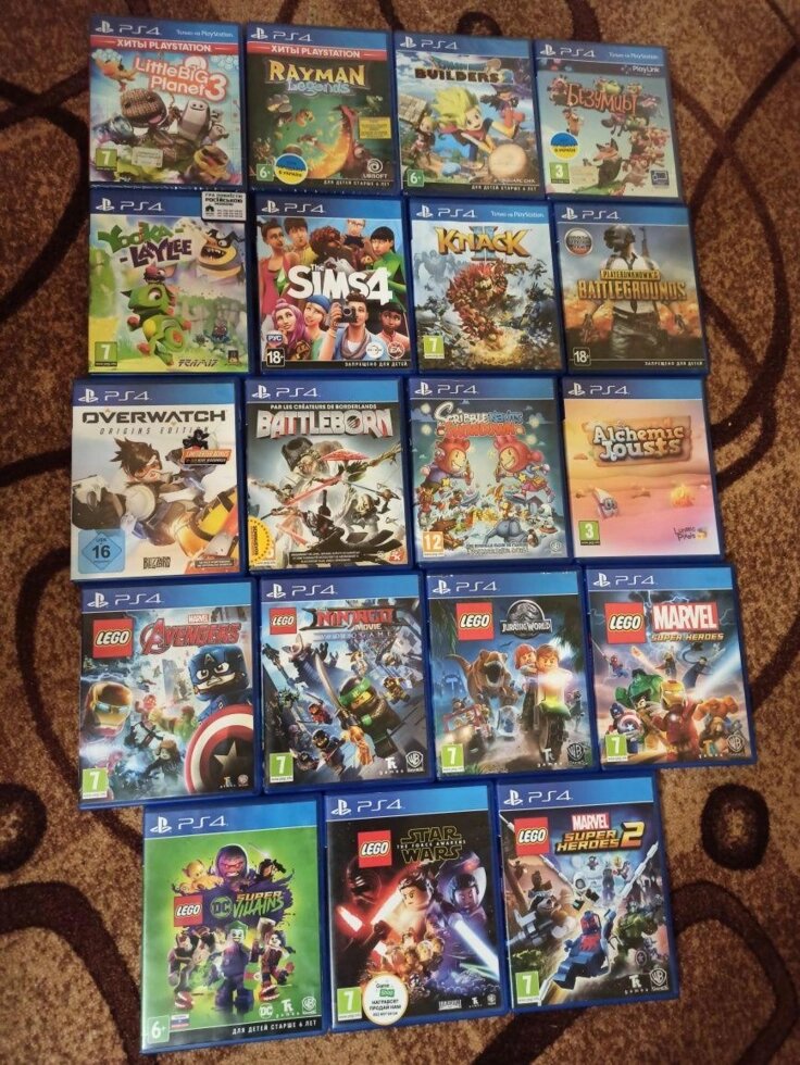 Диск Sony Ps4/Ps5 (Fifa. Gta. Ufc. Fallout. Lego. Nfs. Rdr. Mortal. Uncharted) від компанії Premium - фото 1