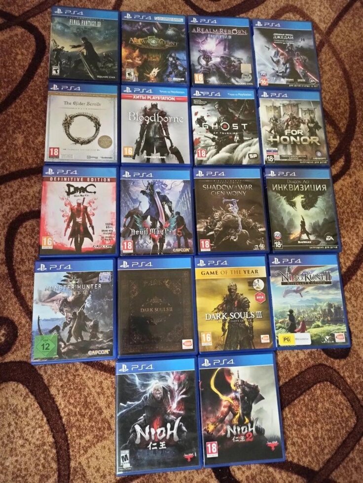 Диск Sony Ps4 Ratchet. Fifa. Lego. Mortal. DaysGone. DMC. UFC. Metro. Gta від компанії Premium - фото 1