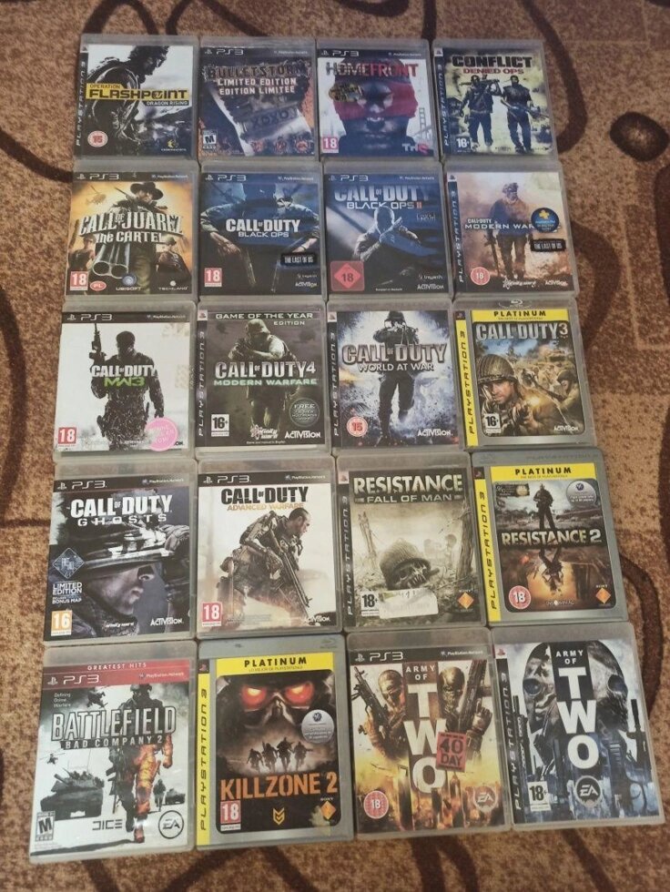 Диск SonyPS3 Фіфа ГТА Бокс Battlefield Nfs Gturismo Assassin Uncharted від компанії Premium - фото 1