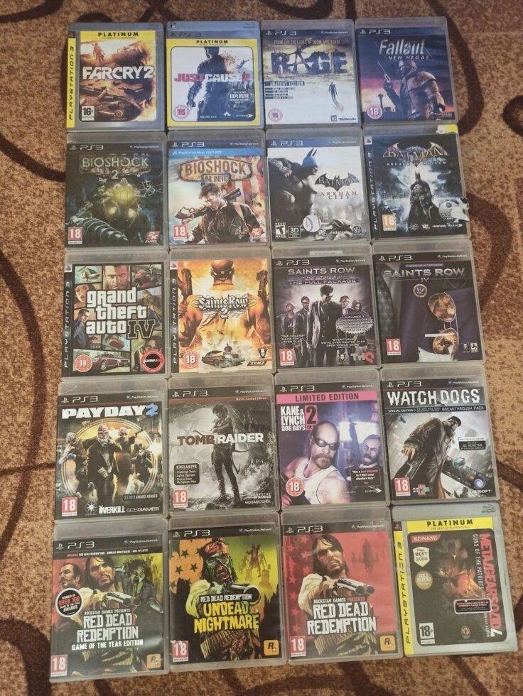 Диск SonyPs3 Fifa ГТА Лего Batman Nfs RedDead Darksiders від компанії Premium - фото 1