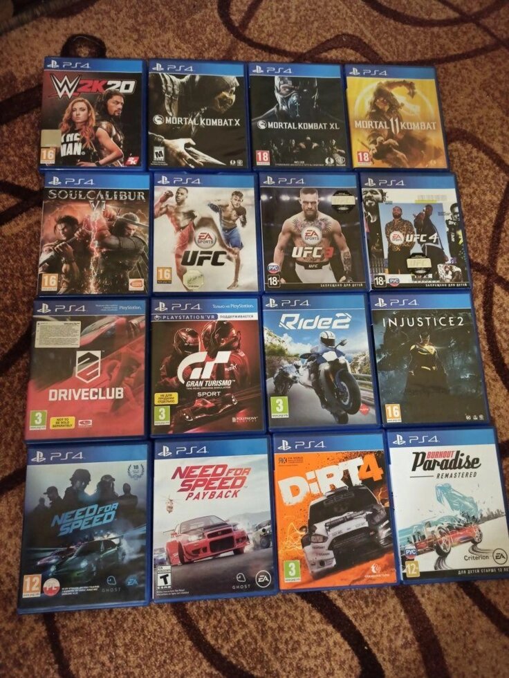 Диск SonyPs4 Лего Gta Fifa Ufc Mortal Assassin Pes Hitman Rayman Metro від компанії Premium - фото 1