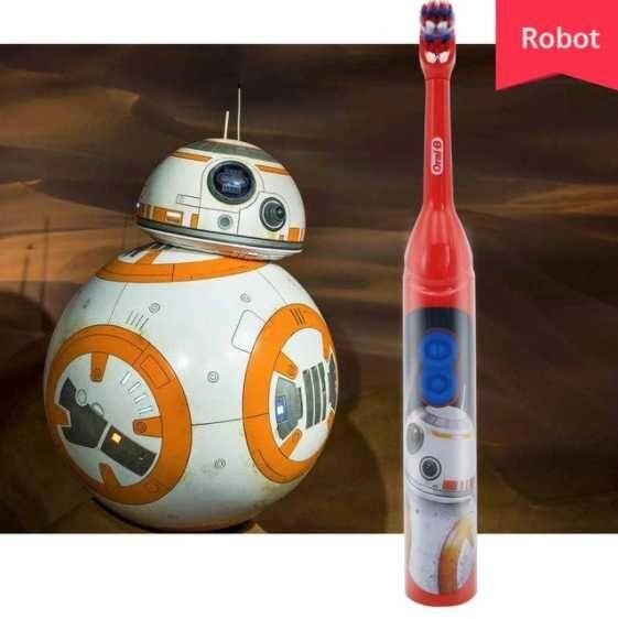 Дитяча Електрична Зубна щітка Oral-B braun STAR WARS від компанії Premium - фото 1