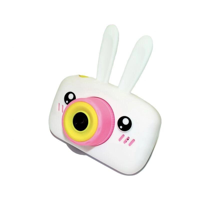 Дитяча фотокамера цифрова Baby Photo Camera Rabbit Х-500 Біла від компанії Premium - фото 1