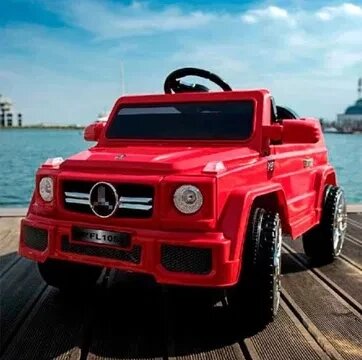 Дитячий електромобіль Mercedes Гелік FL 1058 EVA RED Bluetooth 2.4G від компанії Premium - фото 1